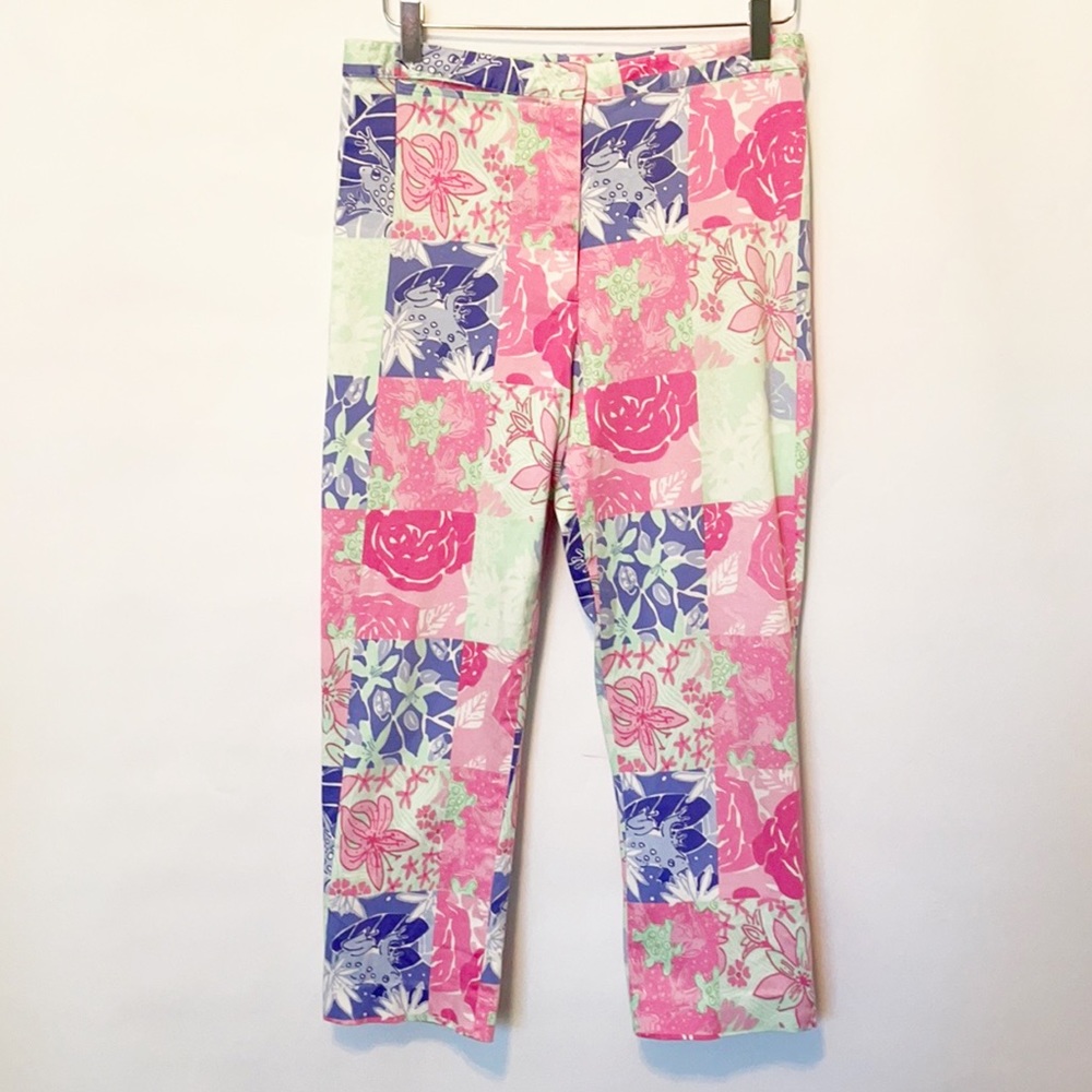Lilly Pulitzer Patchwork Ankle Pants (10)
